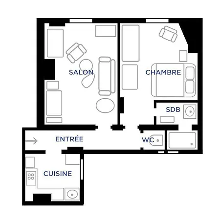 Appartement Nice&cosy Ménilmontant *